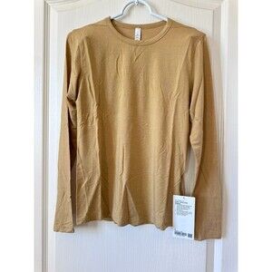 NWT Lululemon Hold Tight Long Sleeve Gold Bluff Size 6